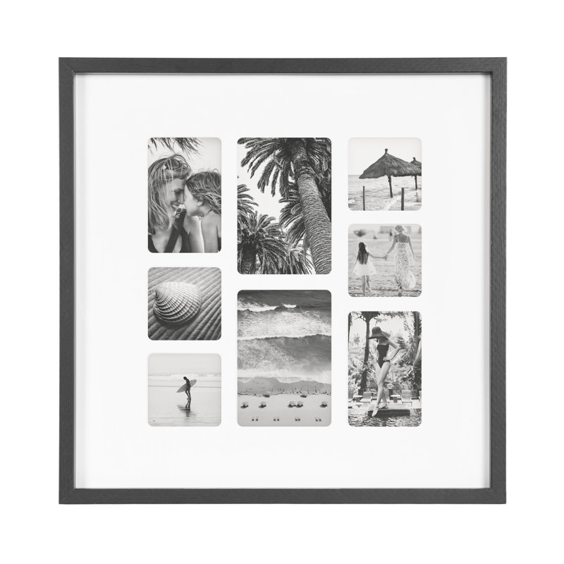 Cadre photo mural Gibson, Black