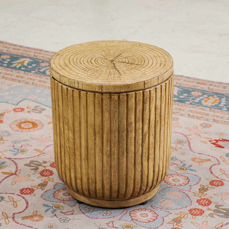 2-In-1 Outdoor Side Table With Ice Bucket