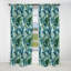 Motif tropical azure brise - rideau floral - rideau occultant floral - 1 panneaux-107545925