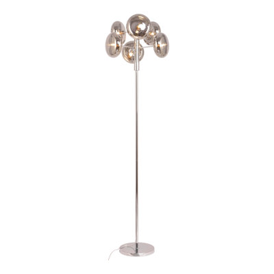 Rundelle 165cm Chrome Tree Floor Lamp