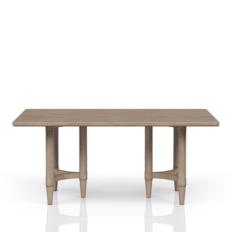 Table de salle à manger à hauteur de comptoir au fini sable