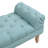 Button-Tufted End Of Bed Bench,Large Upholstered Ottoman,Foot Rest With Legs,Footstool With Rolled Arms,Upholstered Fabric Bench,Indoor Bench For Bedroom,Living Room,Entryway,Dusty Teal-1266157963-1266157962