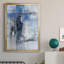 Reflections in Indigo - Peinture sur toile encadrée-460480672-460480697