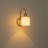 Armed Wall Sconce with Cream Glass Shade