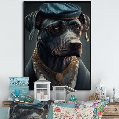 «Mafia Dog I», impression sur toile