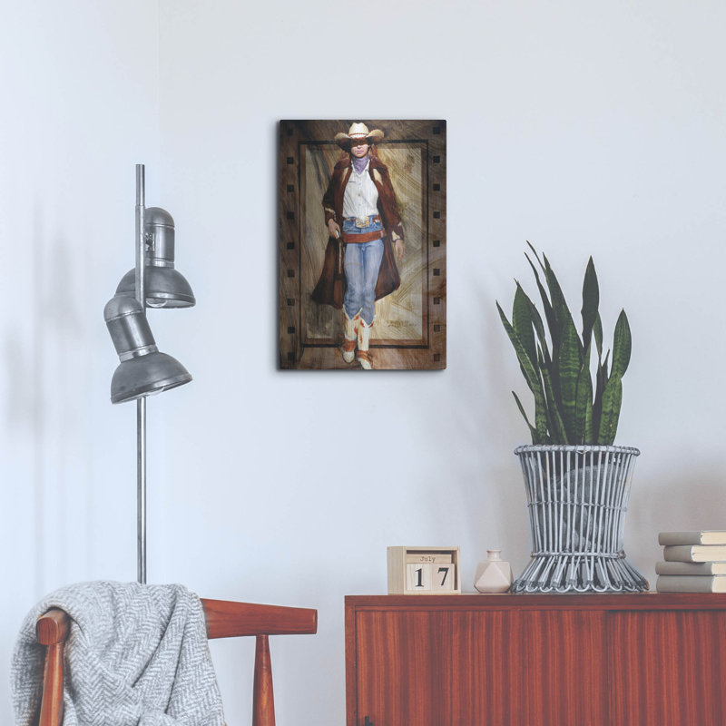 «Buckled Up» par J.E. Knauf, H 24 po x l 16 po