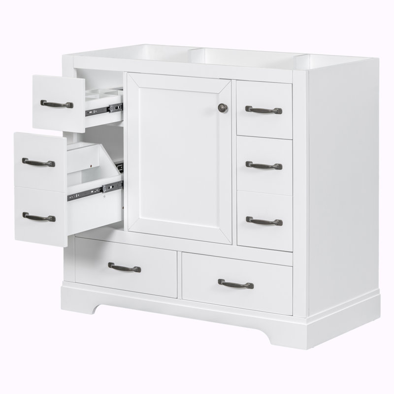 Bases de meuble-lavabo 36 po seulement, Blanc