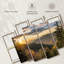«Great Smoky Mountains Sunrise In Smoky Mountains», art mural sur toile, 4 pièces-93822056