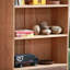 Bibliothèque de rangement en bois massif