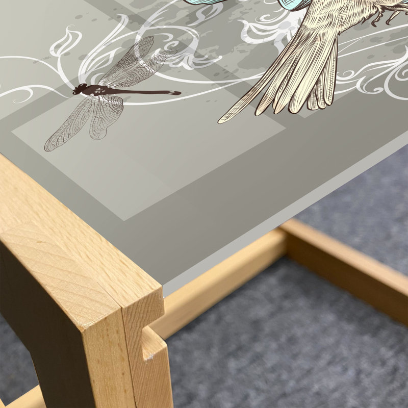 Jamia Trestle Coffee Table, 40cm H x 91cm W x 62cm D