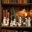 Elegant 12-Piece Hand-Painted Resin Nativity Set for Christmas