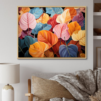 «Colorful Pastel Vibrant Foliage III», reproduction sur toile