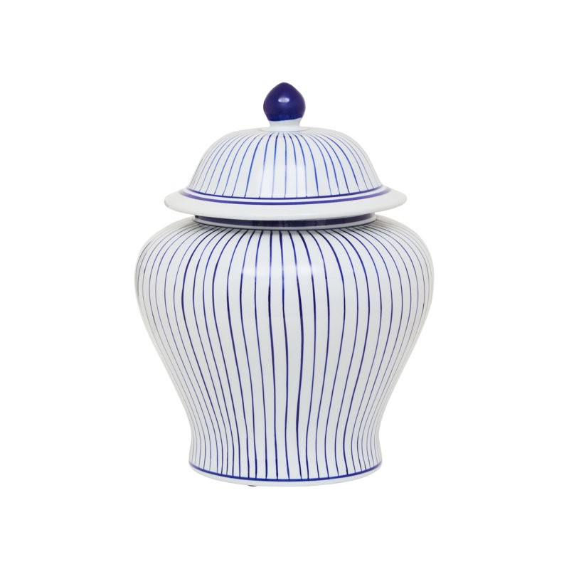 Noralee Handmade Ceramic / Porcelain Decorative Urns & Jars, 39 H x 29 W x 29 D cm