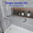 56-60" W X 72" H Double Sliding Shower Door ,1/4" (6Mm) ANSI/SGCC Tempered Glass,Fingerprint,Resistant Design-117354473