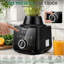 Mixer Food Processor Chopper, Stainless Steel Blender 2.5L+1.5L Timer 11 Speeds