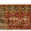 High-Quality Hand-Knotted Red And Black Area Rug