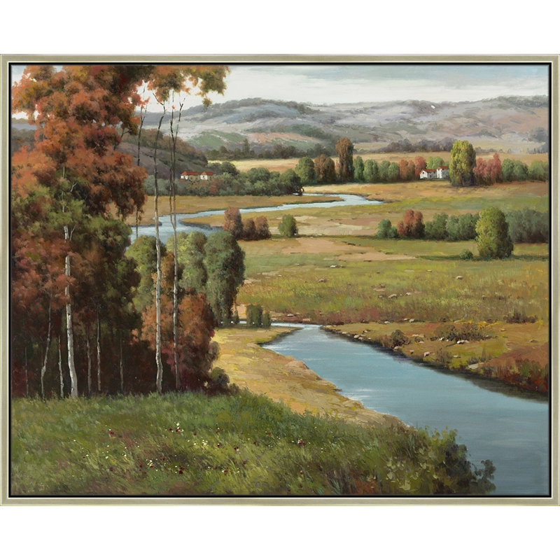 Beyond The River Painting, Champagne