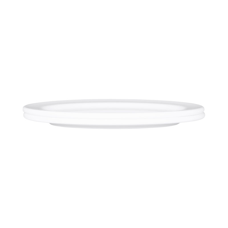 Elite Global Solutions Platter, White, 0.75" H x 12.75" W x 8.75" D