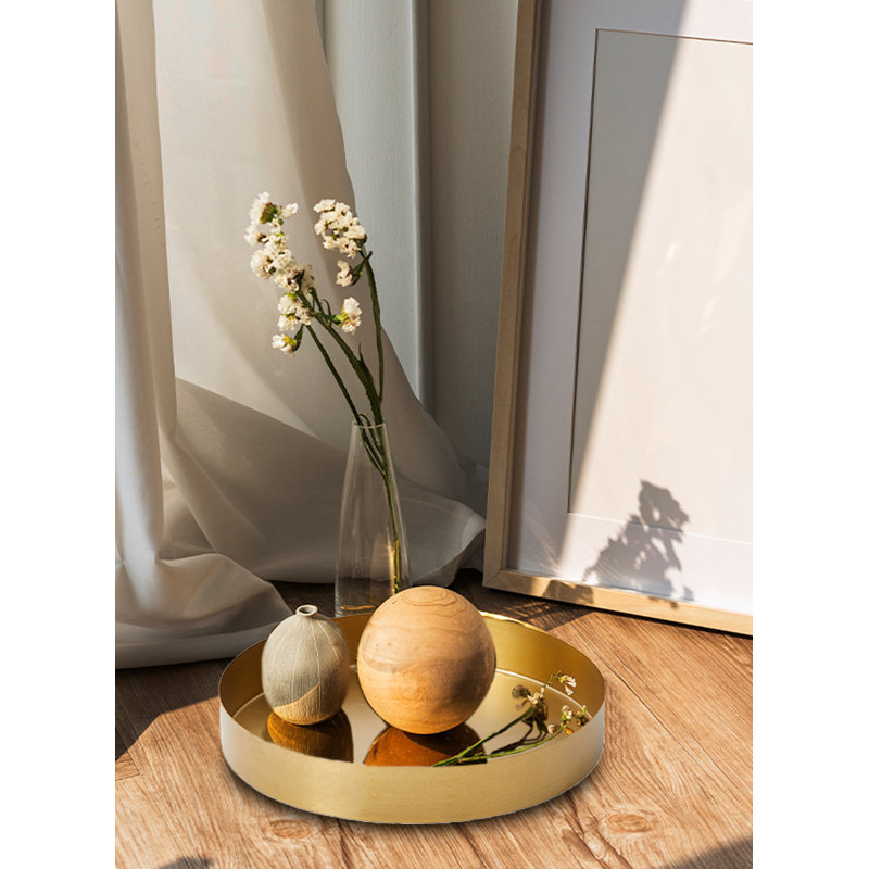 2'' H Metal Tabletop Dish