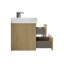 Meuble-lavabo flottant mural avec lavabo Tristen