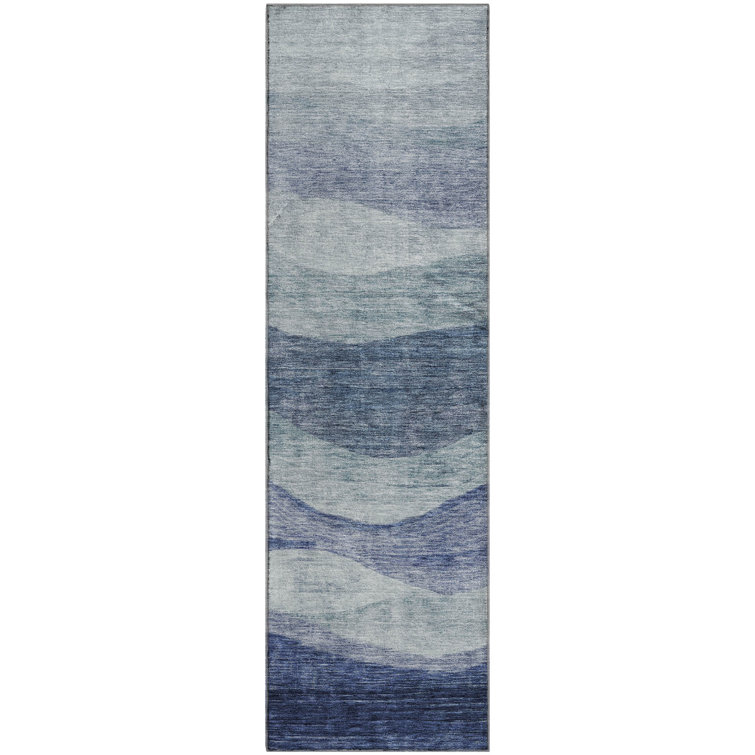 Premium Machine Washable Krause AMF1141 Swirls Rug
