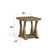 Lattice End Table