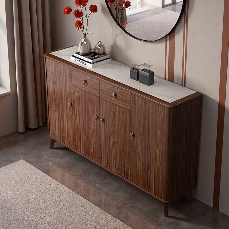Armoire à chaussures de style chinois minimaliste et haut de gamme