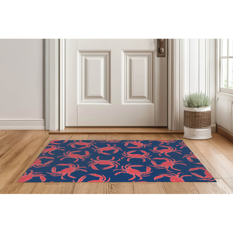 Paillasson Crabby, Marine, L 60 po x L 84 po