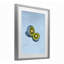 «Blue Glimmer», impression par Kiwi encadrée sous verre, conception par Lish Creative-481283563-481283561
