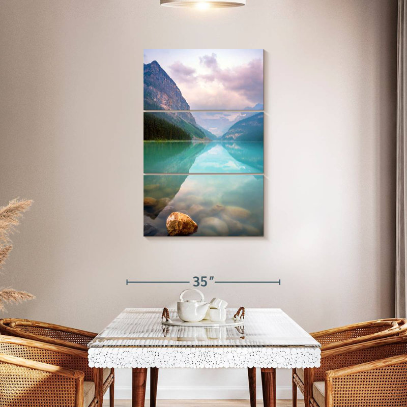 Alvord Calm Sunrise Lake Louise, H 45 po x l 28 po