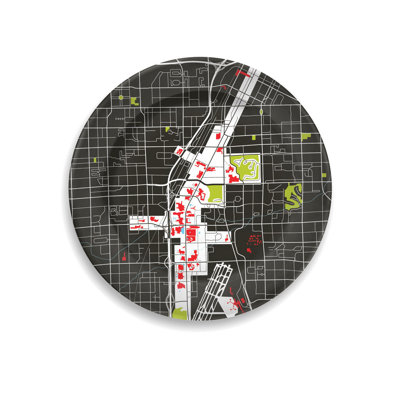 City On A Plate 12'' Bone China Dinner Plate
