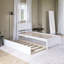 Lit plateforme simple en bois avec lit gigogne-262483976