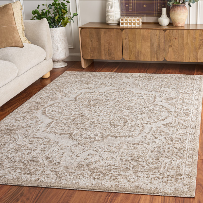 Chamber Power Loom Performance Oriental Indoor Rug, 5'-3" x 7'-6" Rectangle