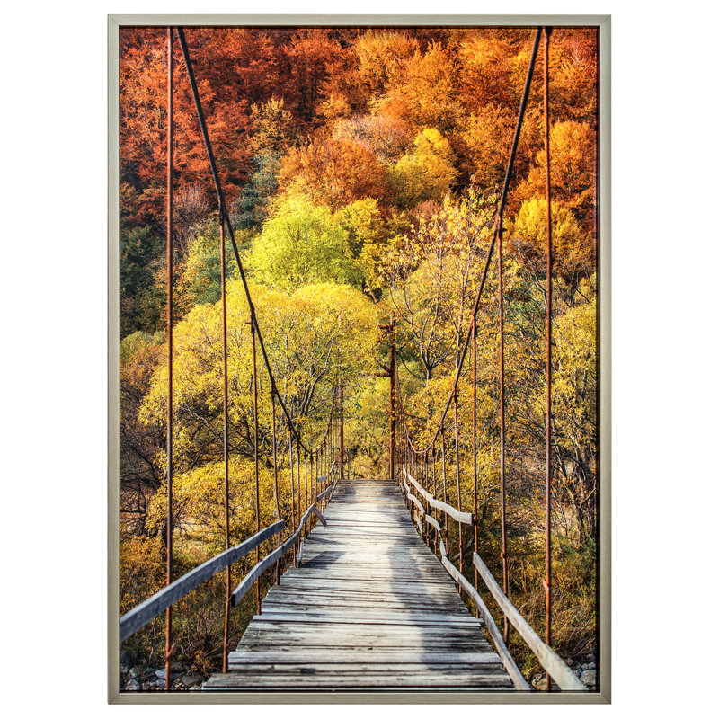 «Woodlands», reproduction de photo sur verre encadrée