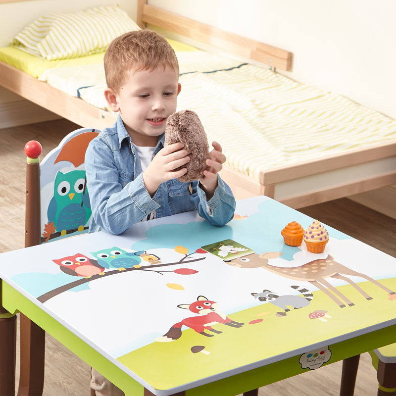Enchanted Woodland Kids Rectangular Play Or Activity Table