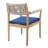 raided Acacia Wood Outdoor Dining Chairs Set of 2-1408120246