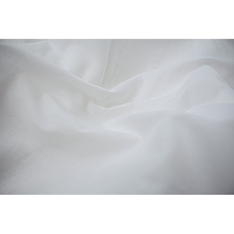 Tissu 100% mousseline de coton, 59 po de largeur, doux et respirant, et tissu en mousseline de lin polyvalent, Javellisé
