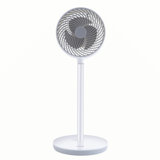 Simple Deluxe 7 Inch Stand Fan, 3 Speeds & 3 Modes, 15 Hours Timer, 70° Oscillating Circulating Fan, With Remote Control, Air Circulation Fan For Room, Indoor,White