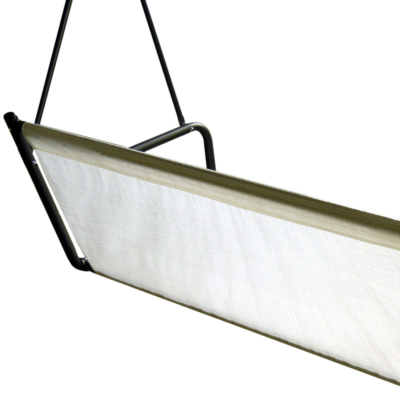 Fabriqué en Italie Balancelle de véranda d'extérieur, balançoire de patio en métal avec auvent réglable et coussin amovible pour le jardin, la piscine et la cour - gris