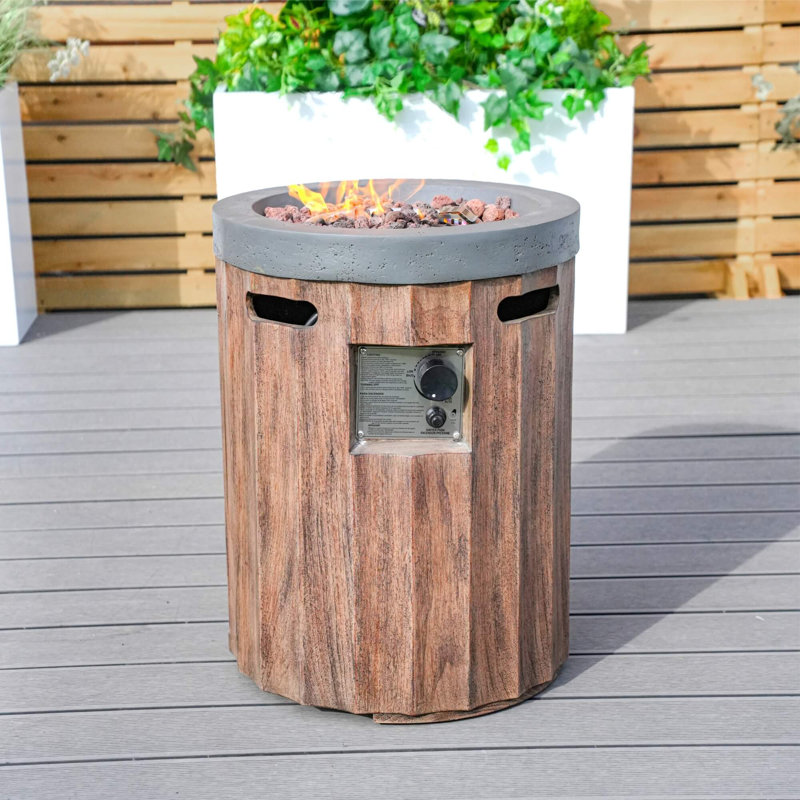 Two-Color Vertical Wood Grain Effect Heater