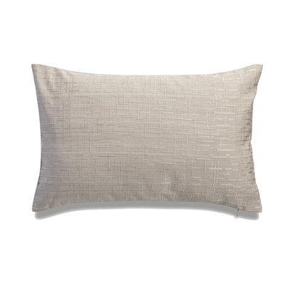Cotton Blend Lumbar Rectangular Pillow Cover & Insert
