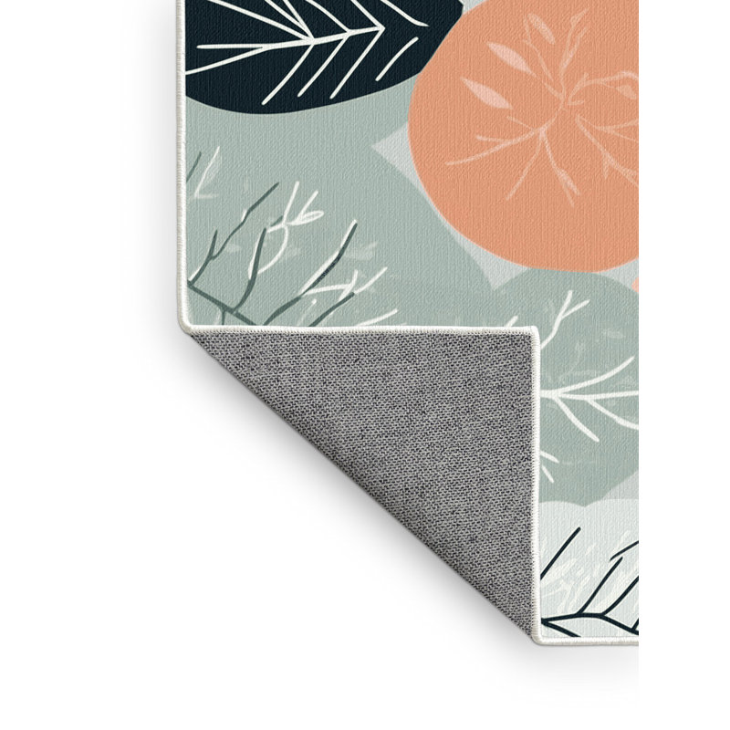 Tranquil Flora Rug, Round 7'