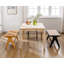 42" Rattan Entryway Bench with Footrest, Itasca Dining Bench-88649651