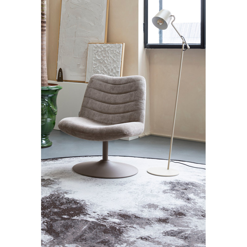 Abstract Area Rug, Round 6'7"