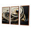 Winslow - Ensemble d'art mural spirales abstraites-108459388-108459389