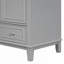 Ensemble de meuble-lavabo avec lavabo, armoire de salle de bain multifonctionnelle avec portes et tiroir, structure solide et panneau de fibres à densité moyenne-112897656