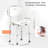 Shower Chair, Shower In Stylish Offices Seat With Back, Adjustable Height Shower Footstool, Shower Chair For Inside Shower Bathtub, Non-Slip Bathroom Bench Bath Chair For Elderly Disabled Handicap, 350 Lbs Capacity