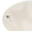 Benevides 35cm W Glass Bowl Easy fit Pendant Shade ( Uno ) White