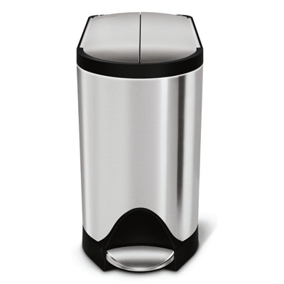 simplehuman 2.6gal Butterfly Step-On Can