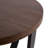Ulott Wood and Metal Round Side Table